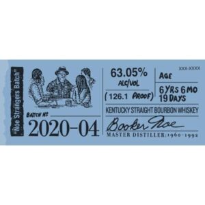 Booker’s "Noe Strangers Batch" Batch 2020-04