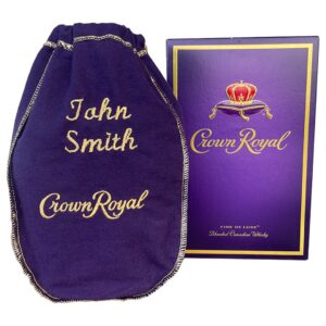 Crown Royal Deluxe Custom Embroidered Gift Bag