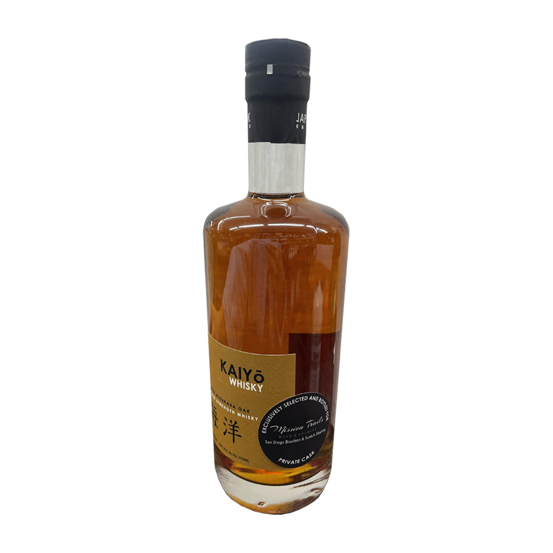 Kaiyo Japanese Mizunara Oak Single Cask Strength Whisky 112 Proof " Kaiyo-Sham-Bo" Selected by Mission Trails Wine & Spirits x San Diego Bourbon &... - Image 2