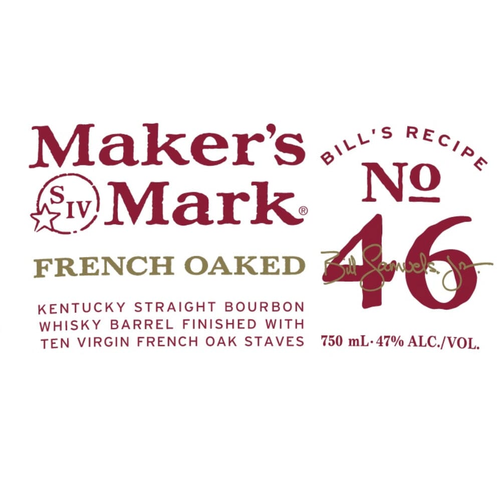 Maker's Mark 46 Cask Strength Bill's Recipe Frenched Oak Limited Release - Image 3