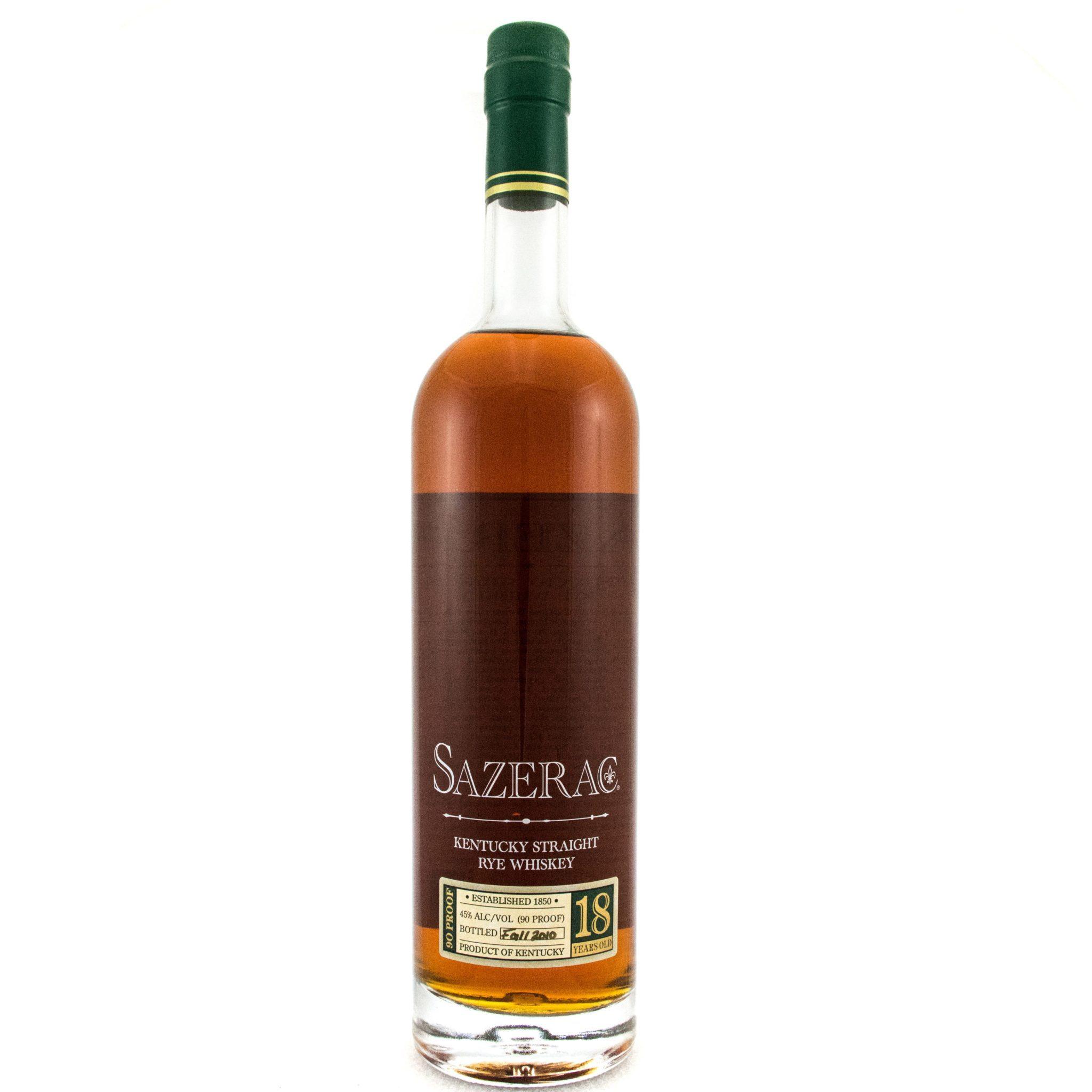 Sazerac Rye 18 Years Old 2010