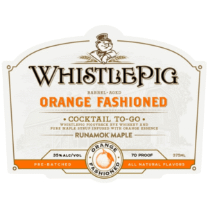 WhistlePig Orange Fashioned Cocktail To-Go