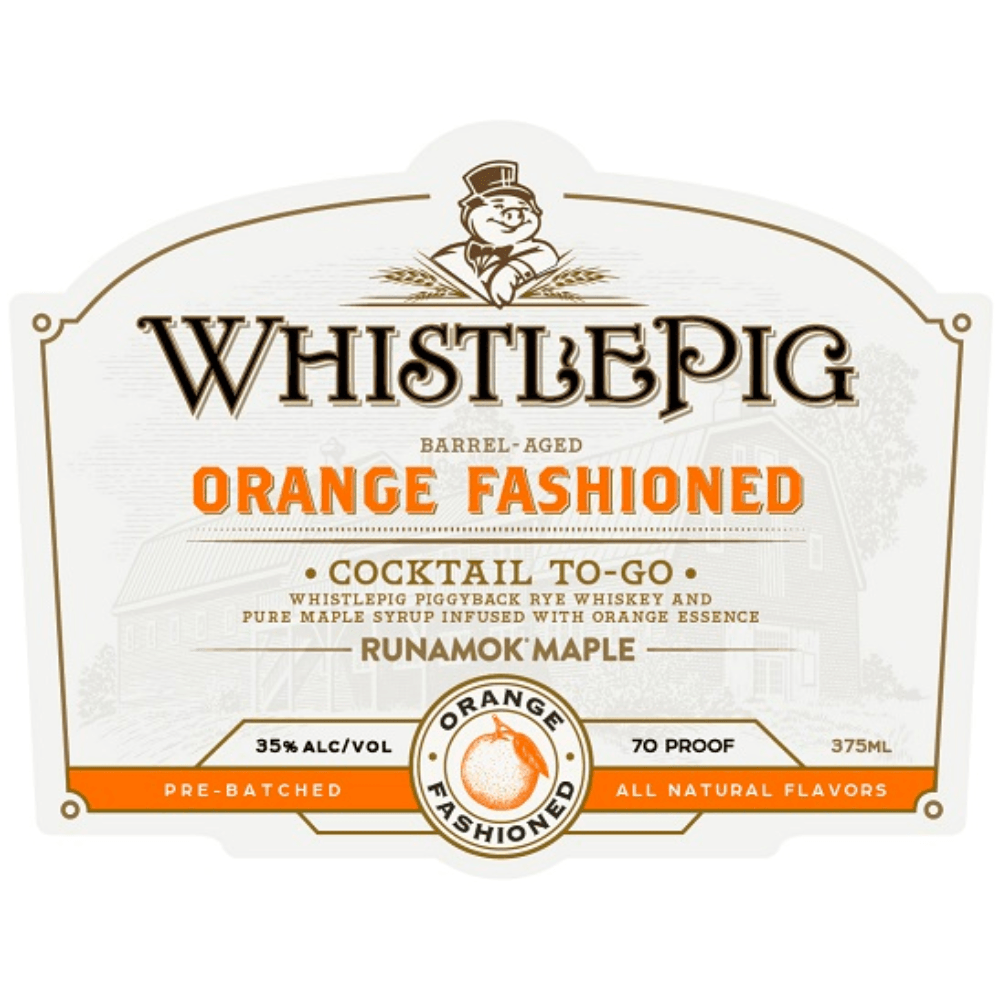 WhistlePig Orange Fashioned Cocktail To-Go