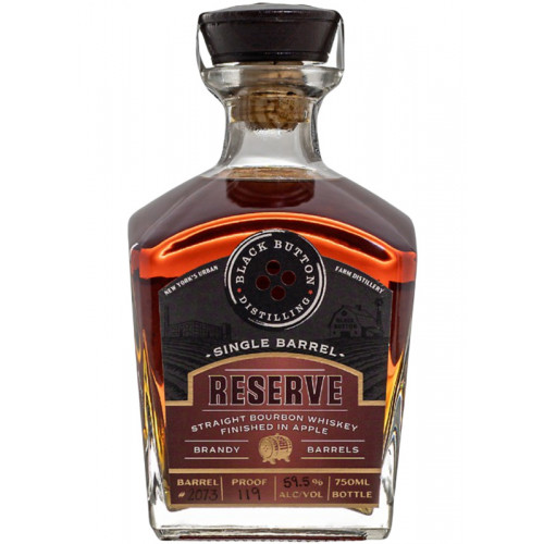 Black Button Single Barrel Apple Brandy Finished Bourbon