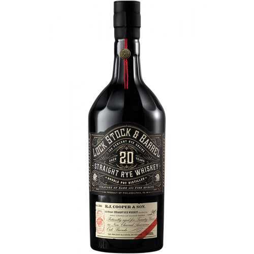 Lock Stock & Barrel 20 Year Old Straight Rye Whiskey