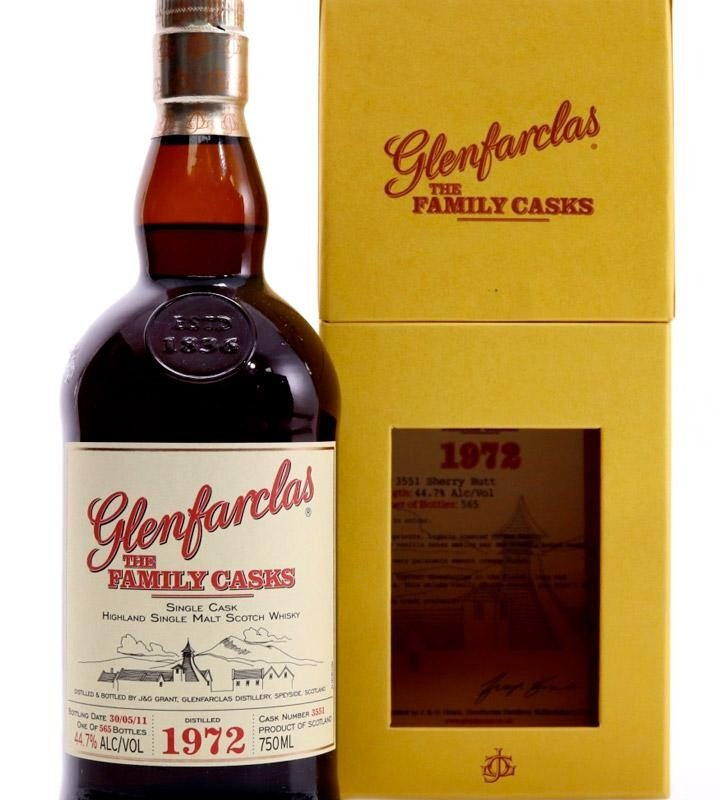 Glenfarclas 1972 Family Cask No. 3551 Single Malt Scotch Whisky