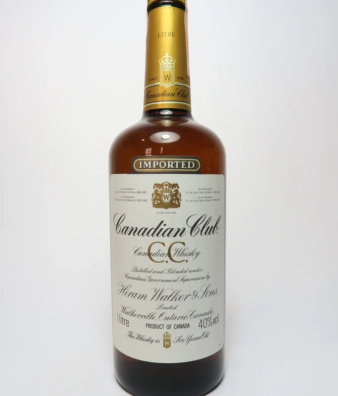 Canadian Club 6YO Blended Canadian Whisky - 1980s (40%, 75cl)