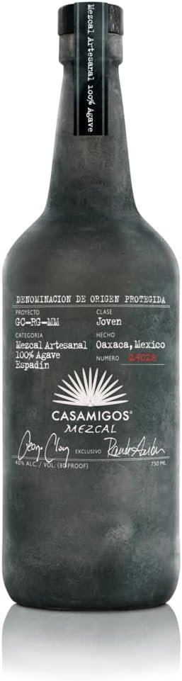 Casamigos Mezcal | 40% vol | 70cl | Artisanal Agave Spirit | Notes of Smoke & Black Pepper | Recommended for Cocktails & Alcohol Drinks | Made from Es