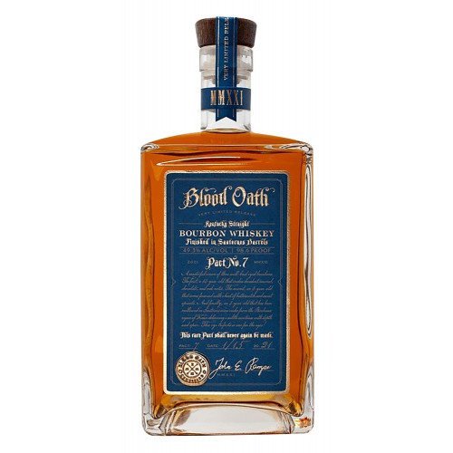 Blood Oath Pact No. 7 Kentucky Straight Bourbon Whiskey