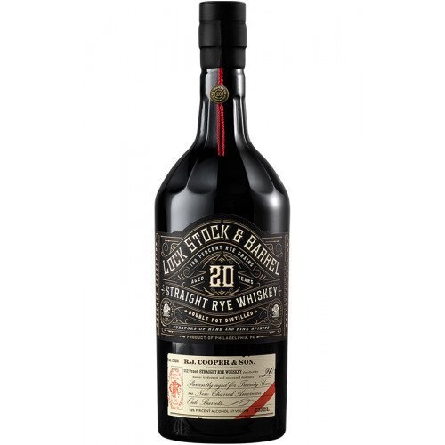 Lock Stock & Barrel 20 Year Old Straight Rye Whiskey