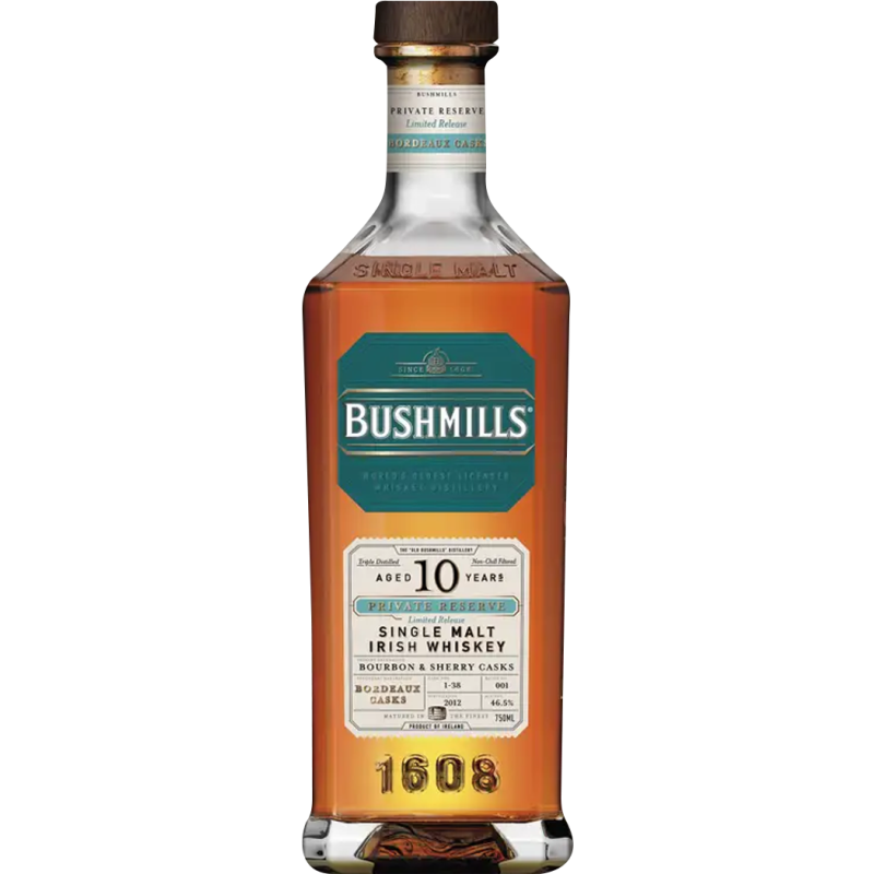 1993 Bushmills Private Reserve Bordeaux Cask 10 Year Old Single Malt Irish Whiskey