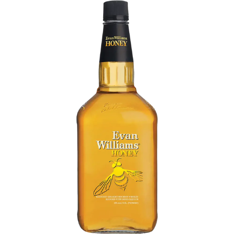 Evan Williams Honey Reserve Bourbon Whiskey Liqueur (1.75L)