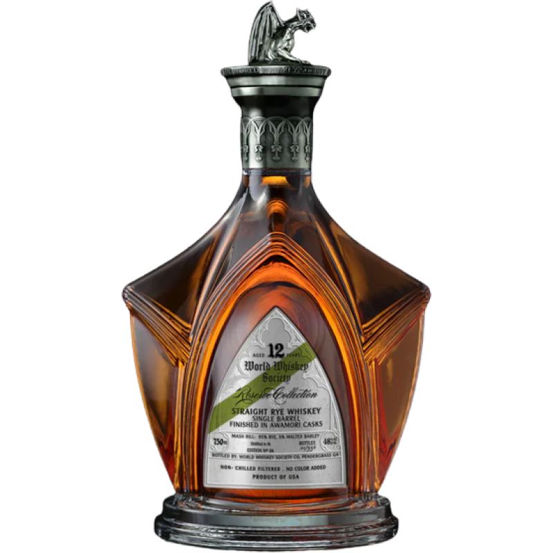 World Whiskey Society 12 Year Old Awamori Cask Straight Rye Whiskey