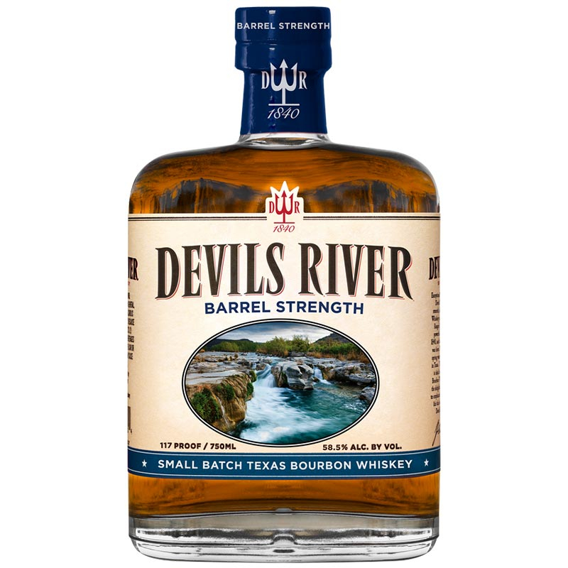 Devils River Barrel Strength Texas Bourbon Whiskey