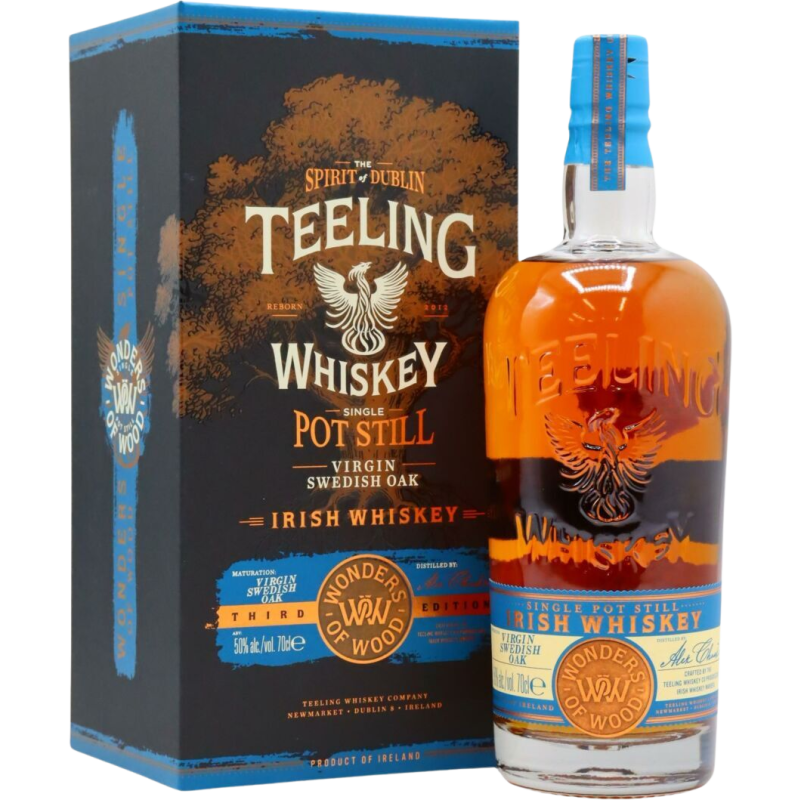 The Teeling Whiskey Co. 'Wonders of Wood' Third Edition Virgin Swedish Oak Single Pot Still Irish Whiskey