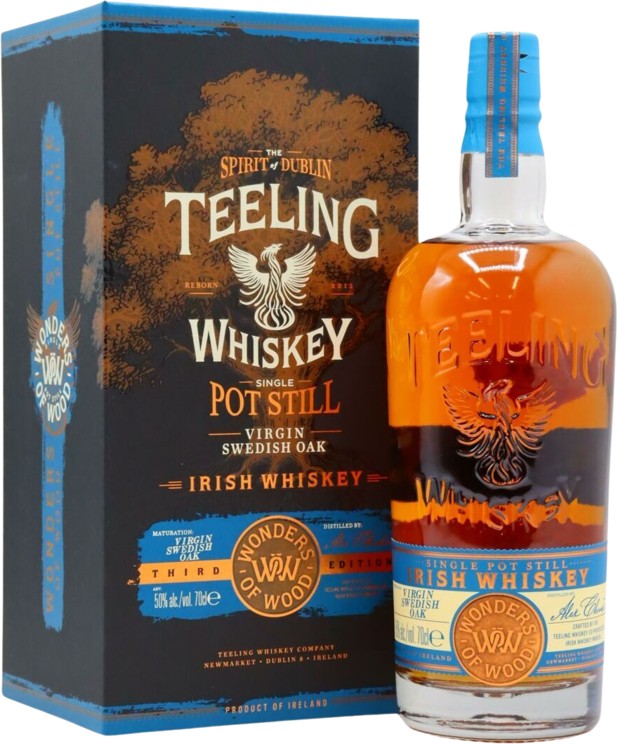 The Teeling Whiskey Co. 'Wonders of Wood' Third Edition Virgin Swedish Oak Single Pot Still Irish Whiskey