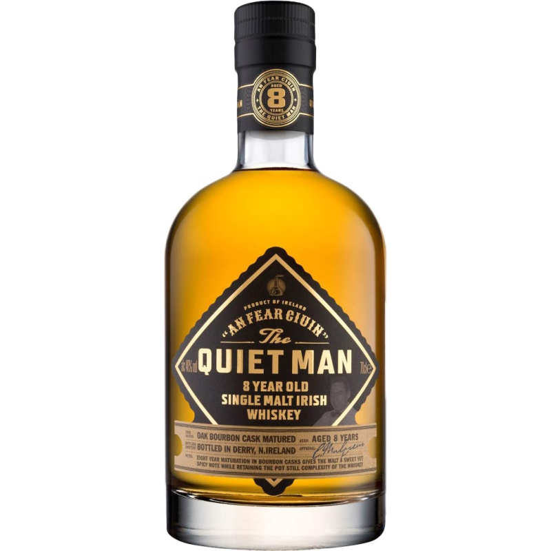 Quiet Man 8 Year Old Single Malt Irish Whiskey
