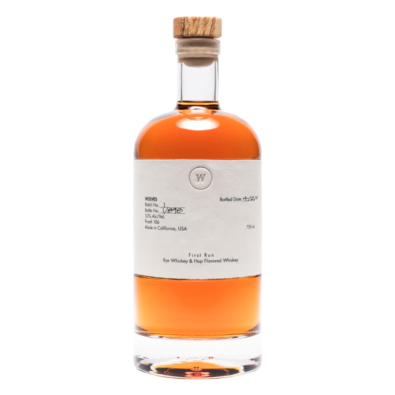 Wolves Whiskey First Run Rye & Hop Flavored Whiskey